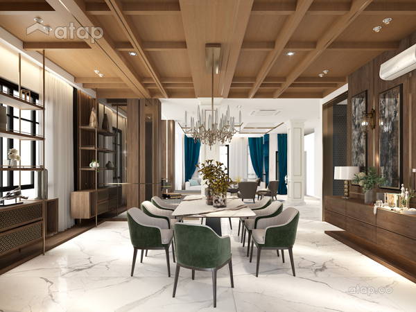 Contemporary Modern Dining Room bungalow design ideas & photos Malaysia ...