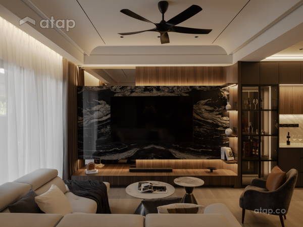 Contemporary Modern Living Room@MONARC