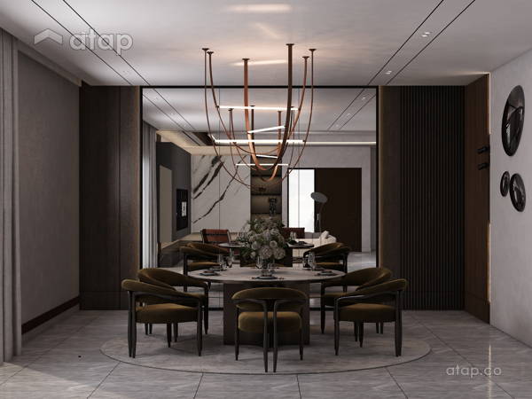 Modern Dining Room bungalow design ideas & photos Malaysia | Atap.co
