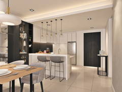 Modern Zen Bedroom condominium design ideas & photos Malaysia Atap.co