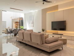 Minimalistic Modern Living Room@Timeless Tones
