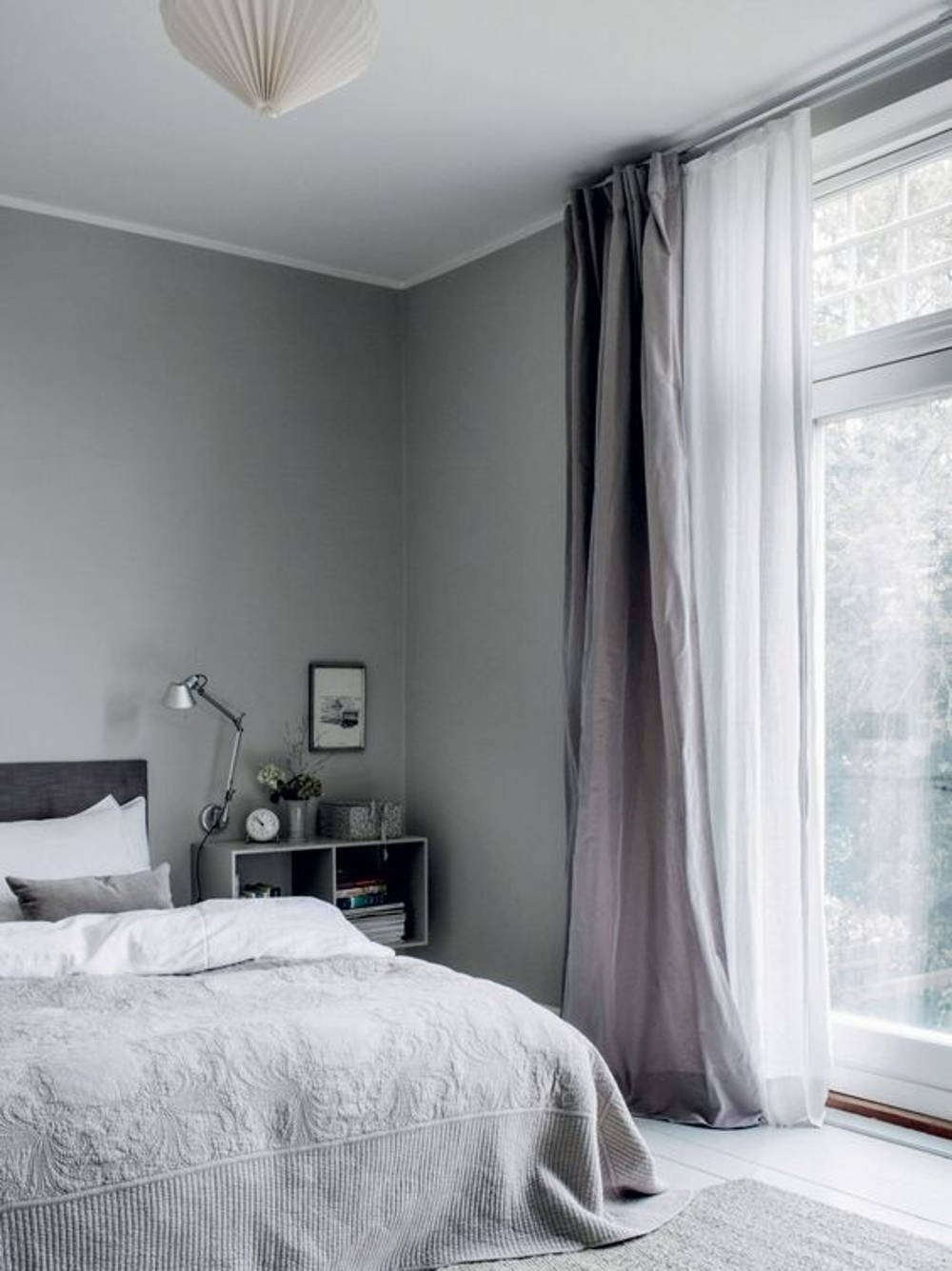 All grey room