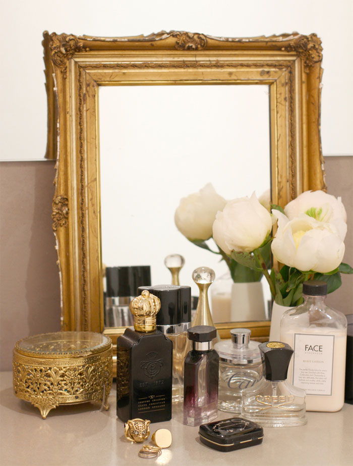 Vintage jewellery box vanity