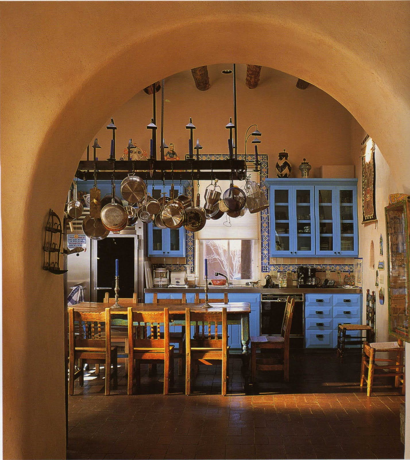 mexican hacienda kitchen