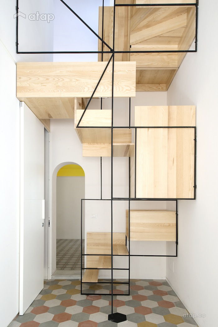 geometric stairs