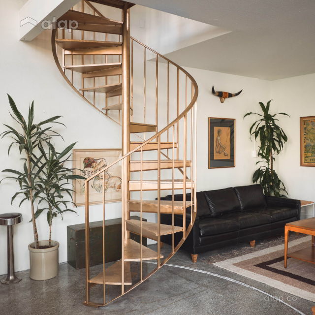 spiral home stairs