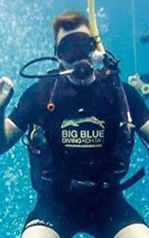 The importance of good buoyancy control. Big Blue Diving Koh Tao