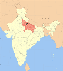 Map of Shahjahanpur