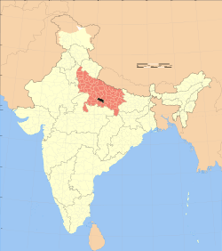 Map of Fatehpur