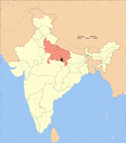 Map of Allahabad