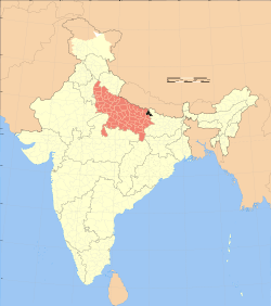 Map of Kushinagar