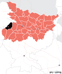 Map of Buxar
