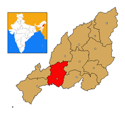 Map of Kohima