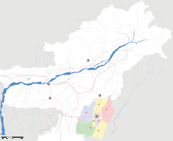 Map of Imphal East
