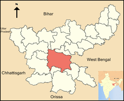 Map of Ranchi