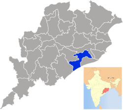 Map of Khordha