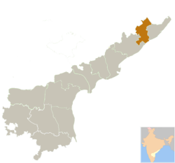 Map of Vizianagaram