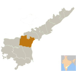 Map of Prakasam
