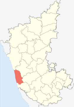 Map of Udupi
