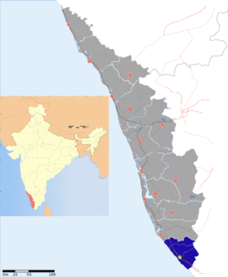 Map of Thiruvananthapuram