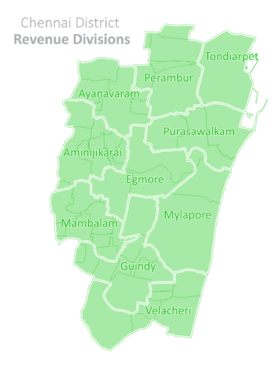 Map of Chennai