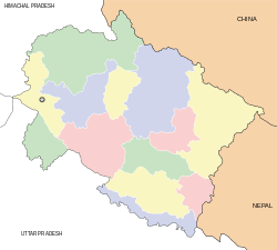 Map of Dehradun