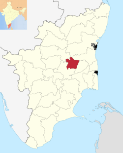Map of Perambalur