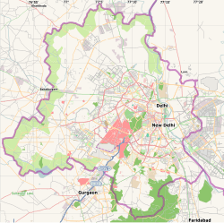Map of North West Delhi