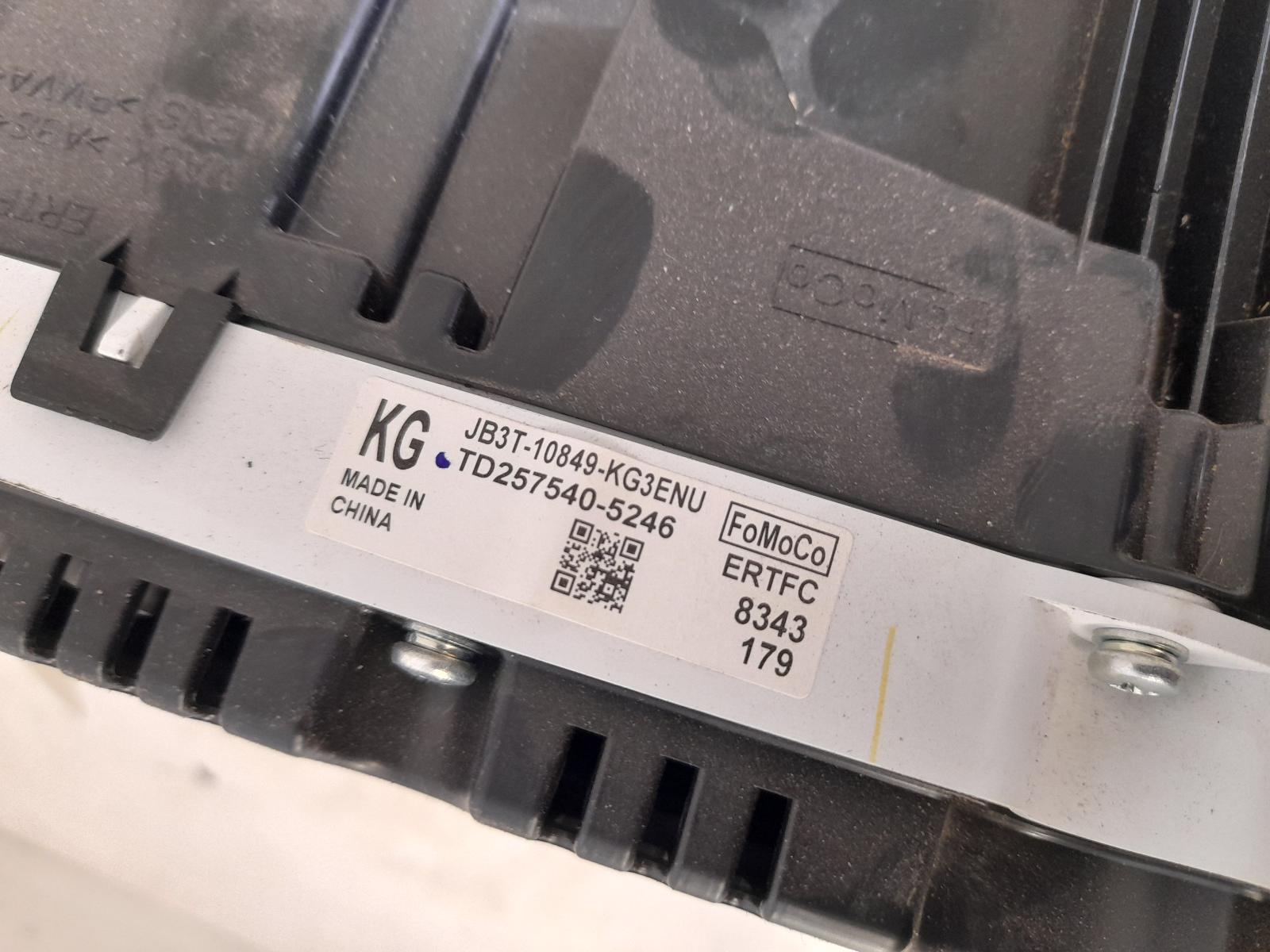 Instrument Cluster Ranger Ford 2019