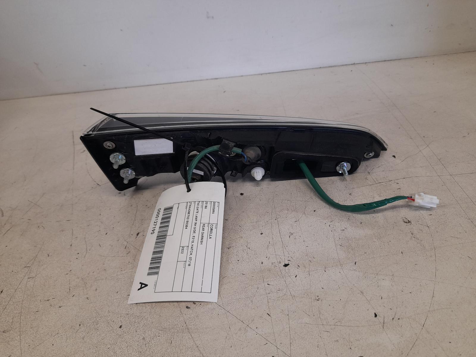 View Auto part Rear Garnish Toyota Corolla 2022