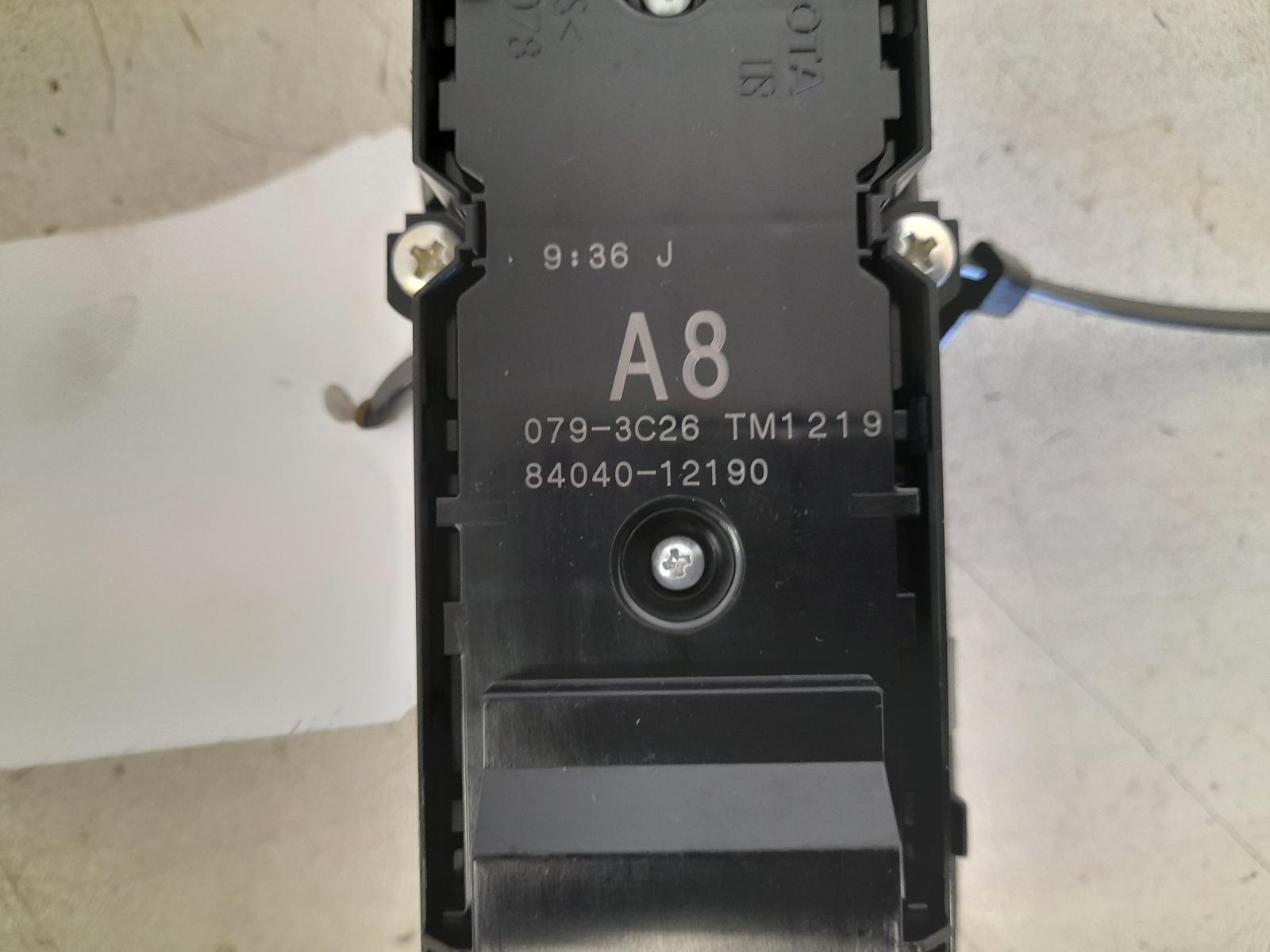View Auto part Pwr Dr Wind Switch Toyota Corolla 2022