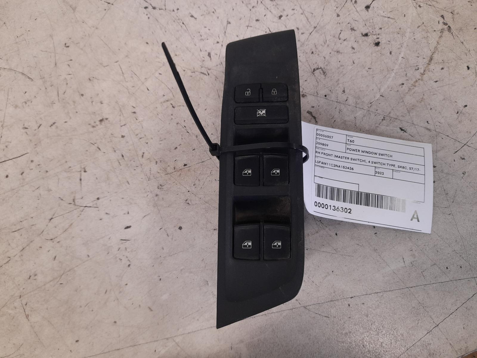 View Auto part Pwr Dr Wind Switch Ldv T60 2023