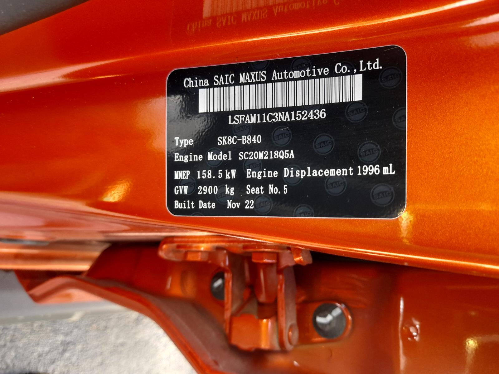 View Auto part Right Door Mirror Ldv T60 2023