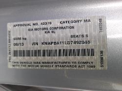View Auto part Right Taillight Kia Sportage 2013