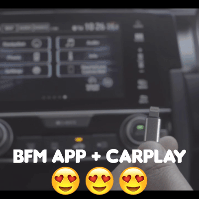 BFM CarPlay animation in action