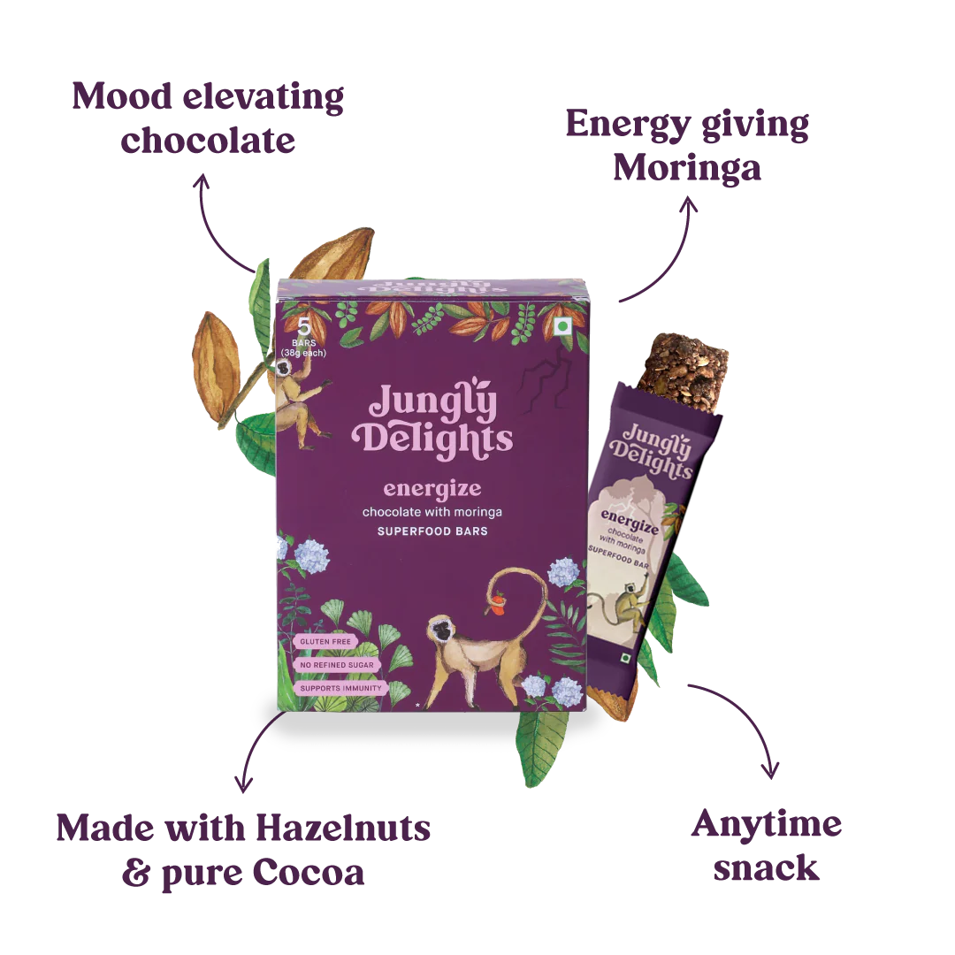 Box of 5 - Energize (Chocolate with Moringa)