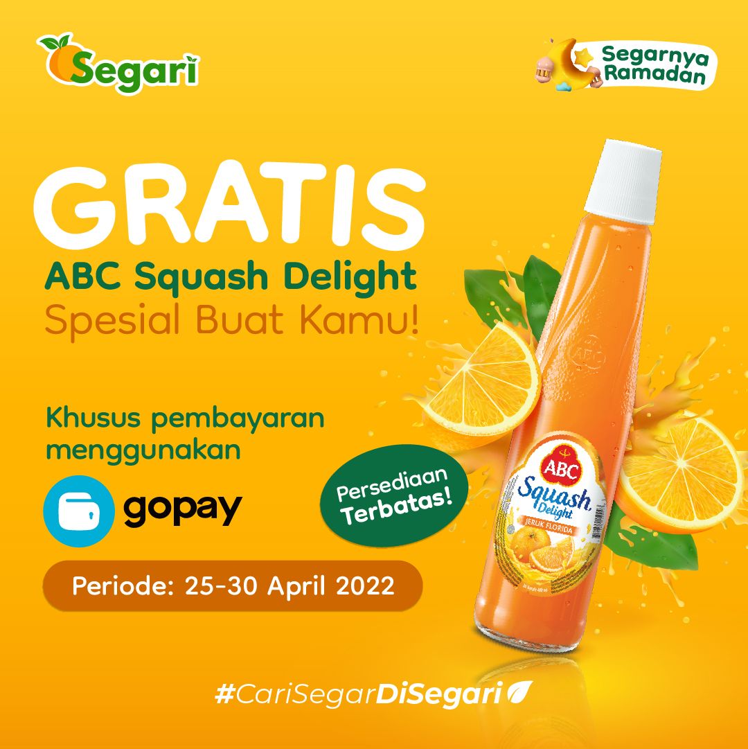BAYAR PAKAI GOPAY, GRATIS SIRUP ABC