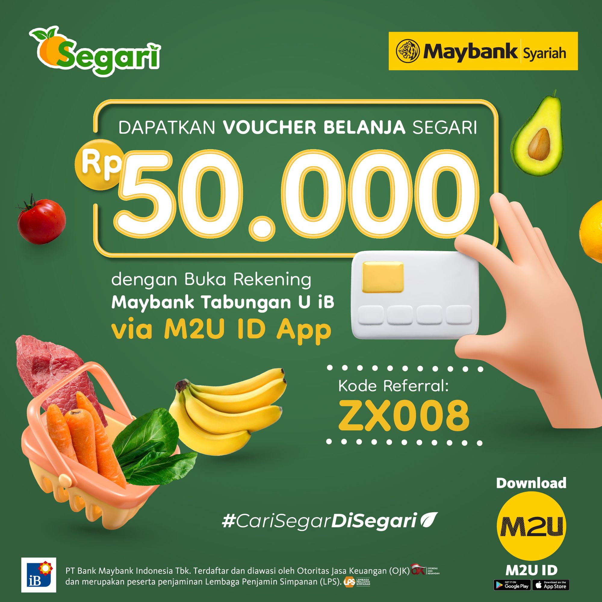 Buka Tabungan Syariah Via M2U ID App