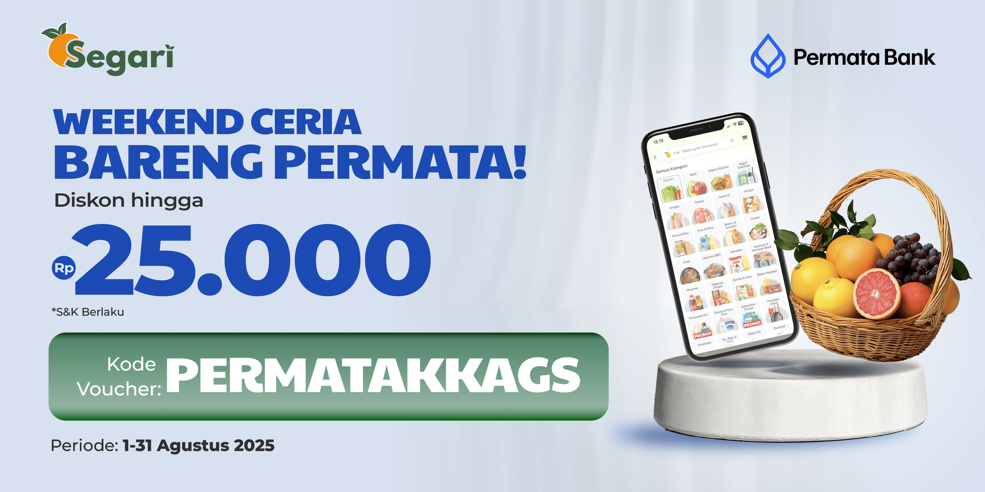 Weekend Ceria Bareng Permata! DISKON HINGGA Rp25.000