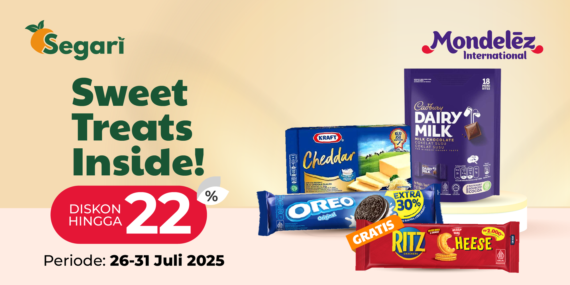 Sweet Treats Inside! DISKON HINGGA 22% + FREEBIES