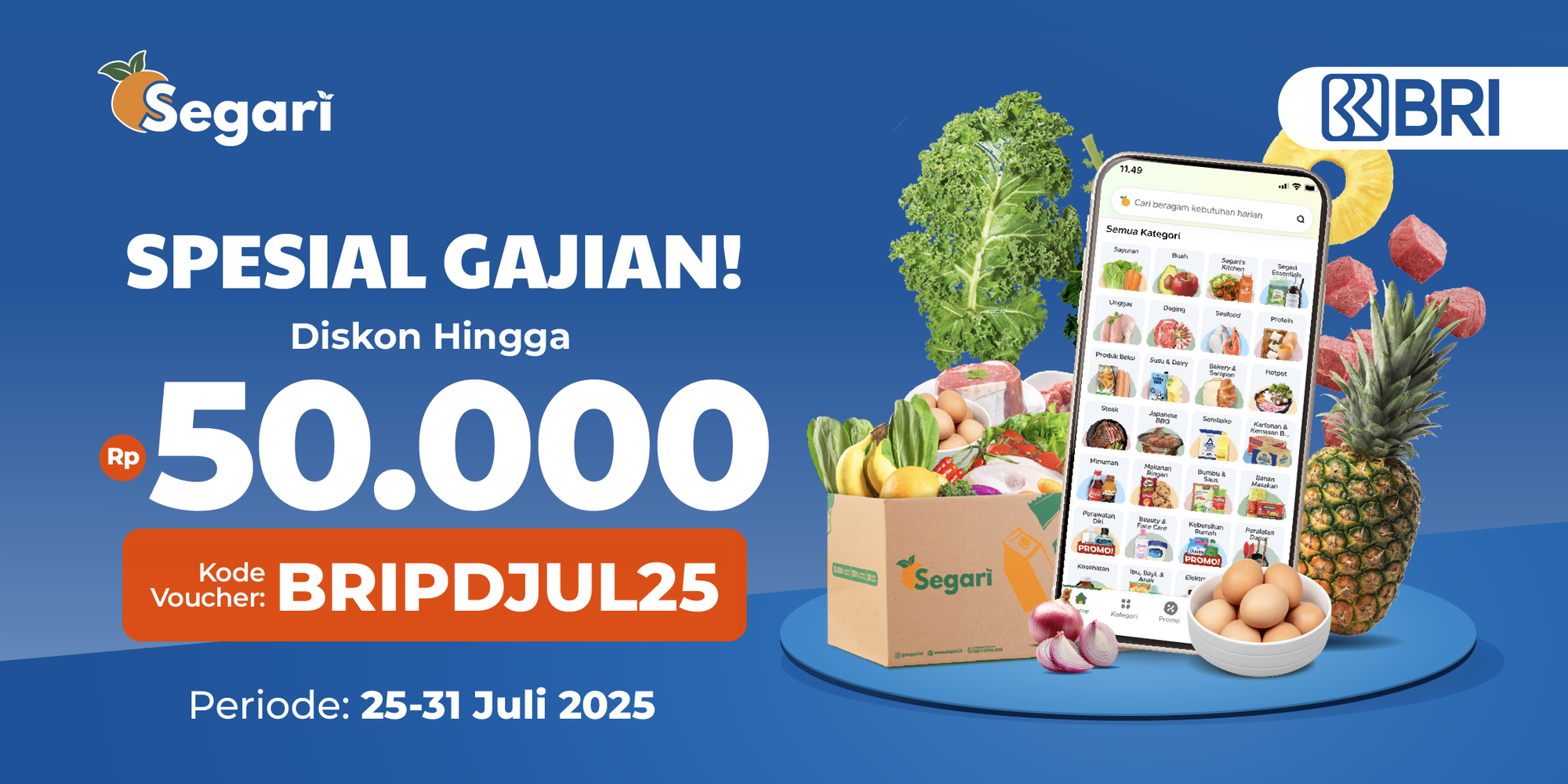 Spesial Gajian! DISKON HINGGA Rp50.000