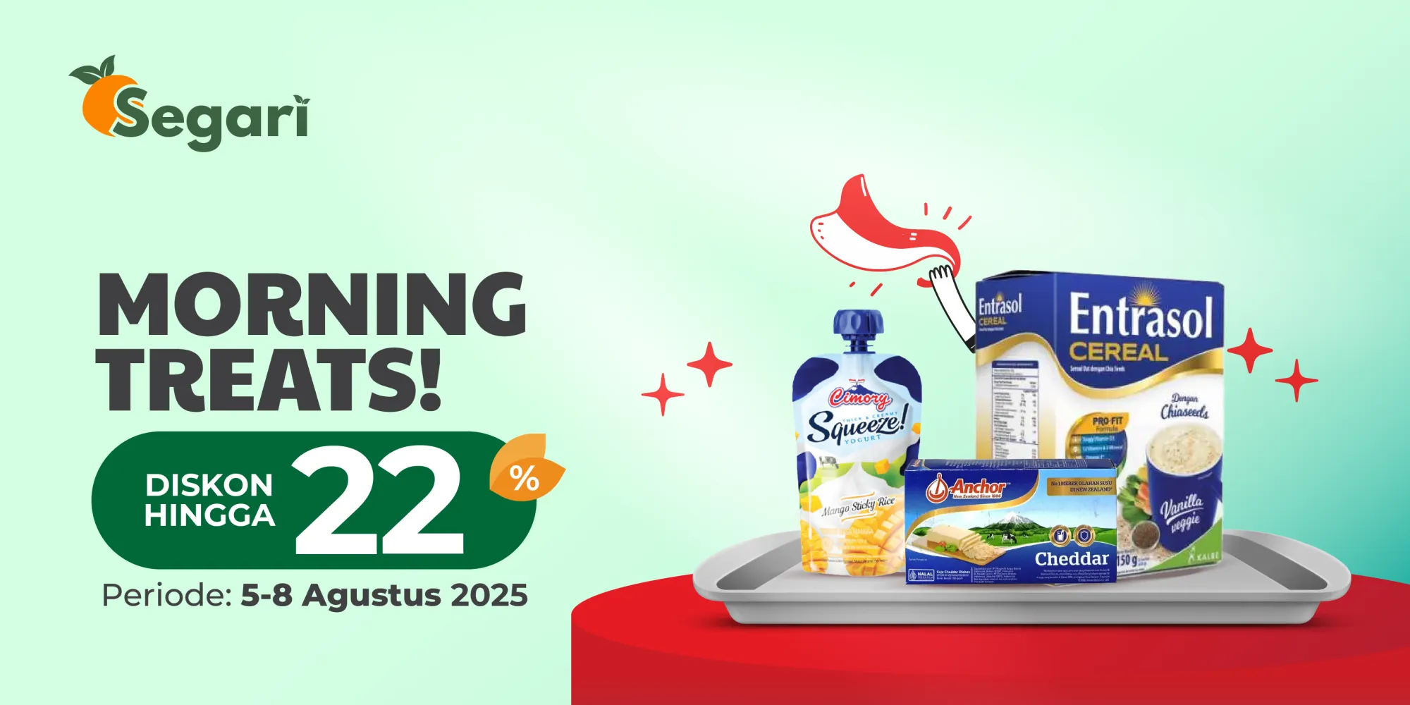 Morning Treats! DISKON HINGGA 22%