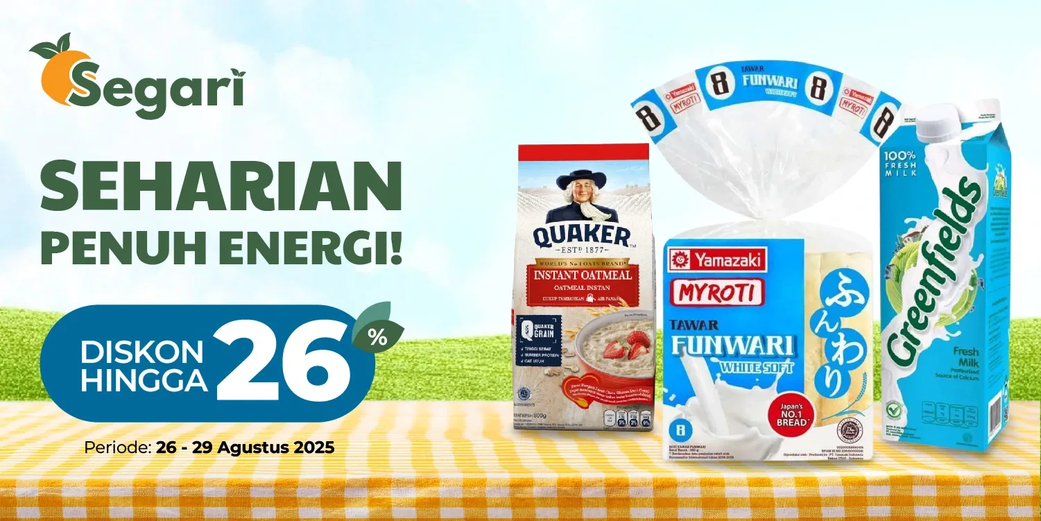 Seharian Penuh Energi! DISKON HINGGA 26%