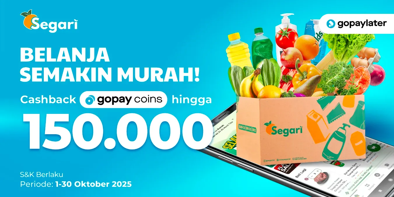 Belanja Semakin Murah! CASHBACK HINGGA 150.000
