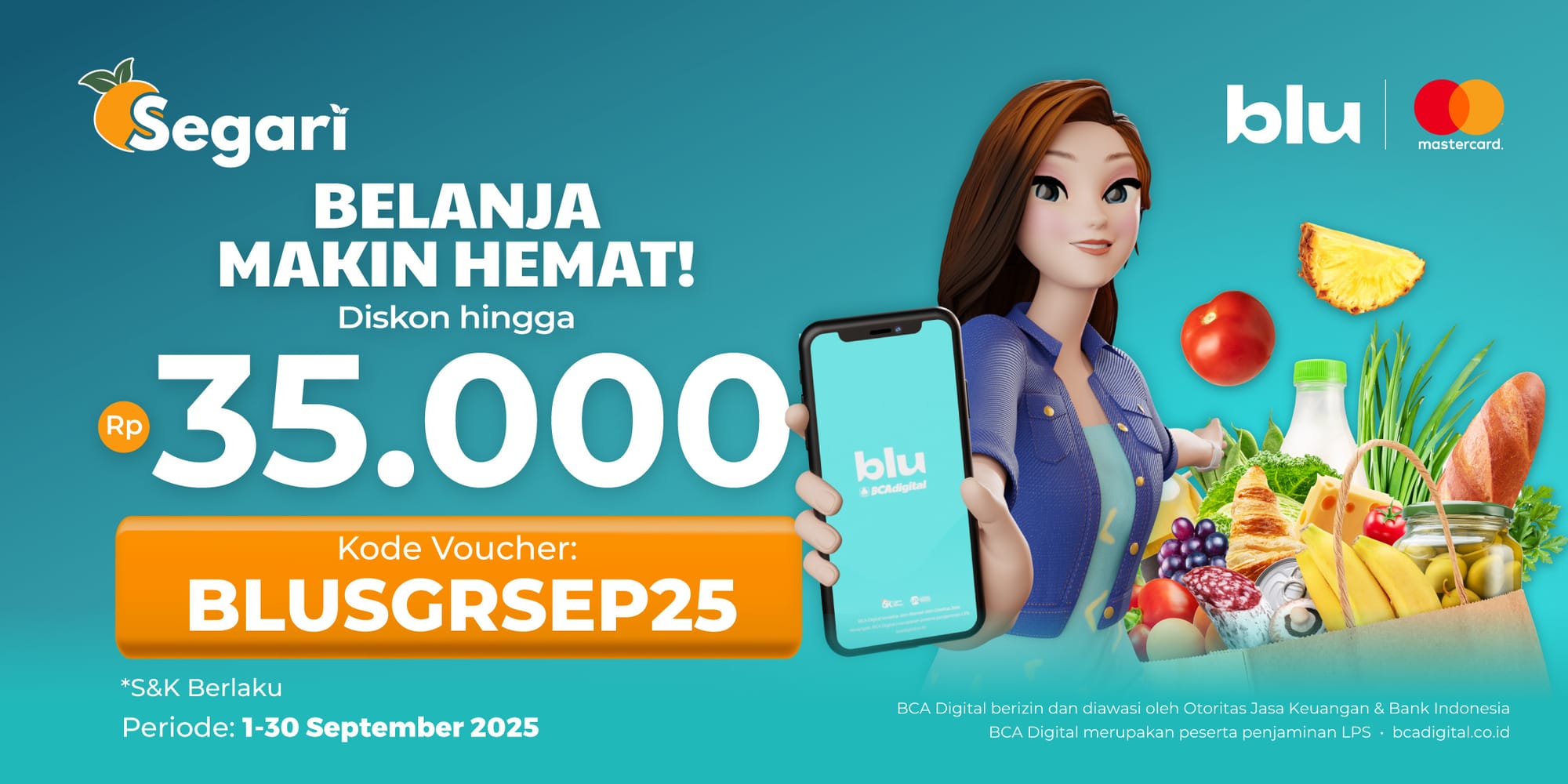 Belanja Makin Hemat! DISKON HINGGA Rp35.000