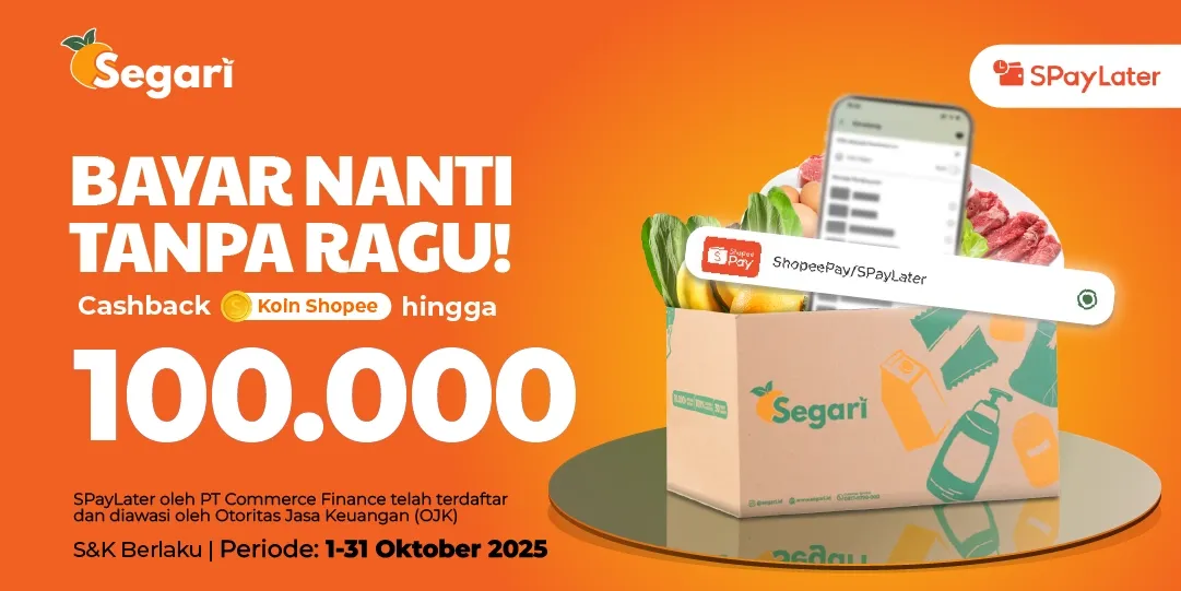 Bayar Nanti Tanpa Ragu! CASHBACK HINGGA 100.000