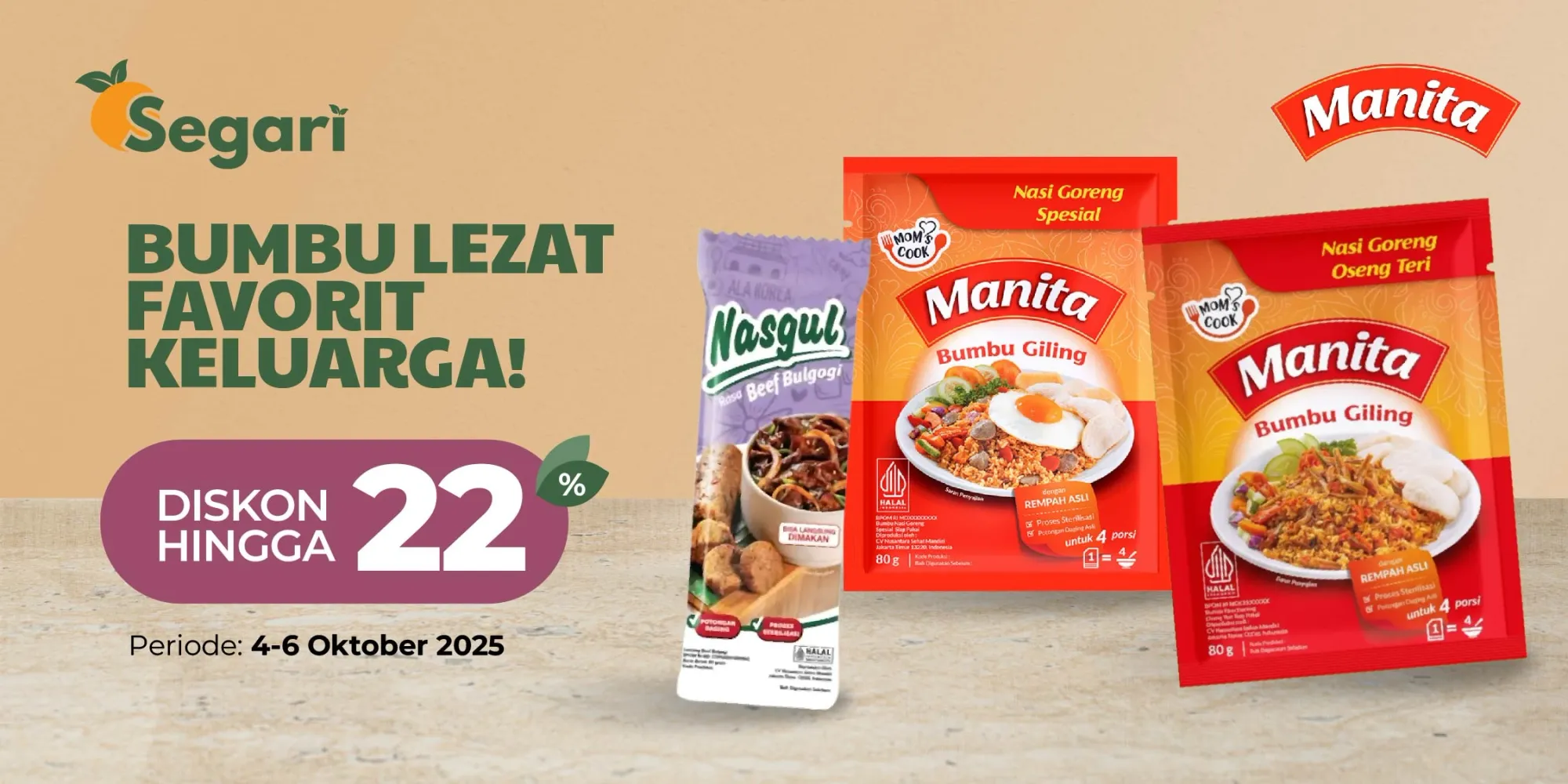 Bumbu Lezat Favorit Keluarga! DISKON HINGGA 22%
