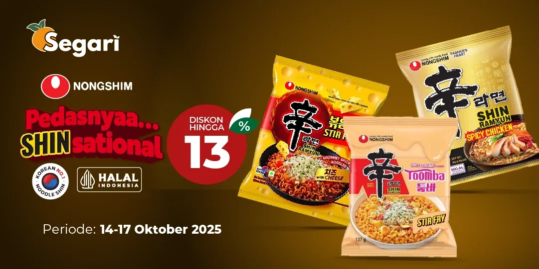 Pedasnya SHINsational! DISKON HINGGA 13%