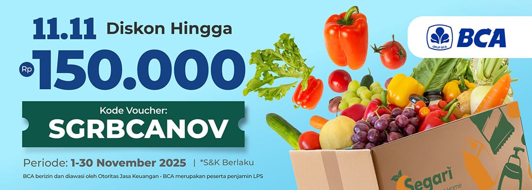 11.11 Belanja Puas! DISKON HINGGA Rp150.000