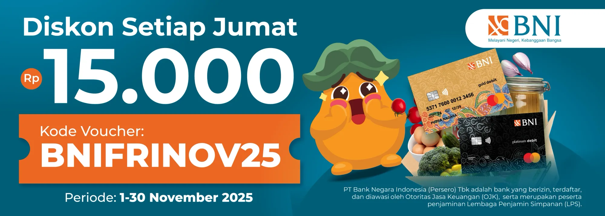 Friday Deals! DISKON Rp15.000